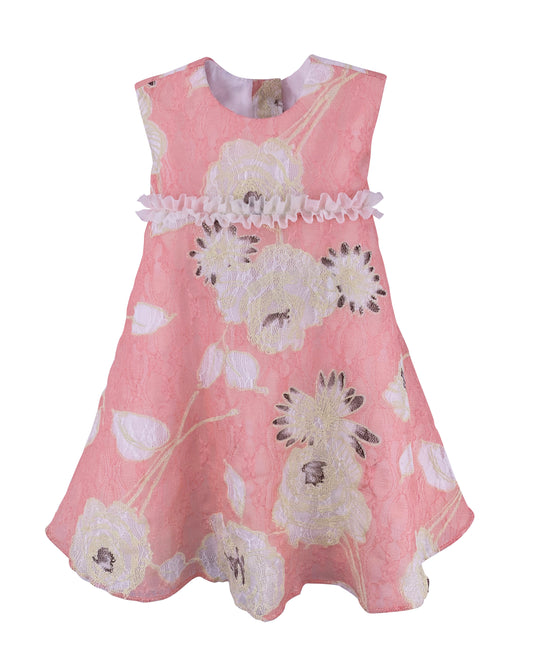 Helena and Harry Baby Floral-Print Lace Dress